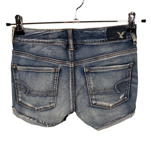 Naisten American Eagle Outfitters - Farkkushortsit, koko 34 - Sininen (2)