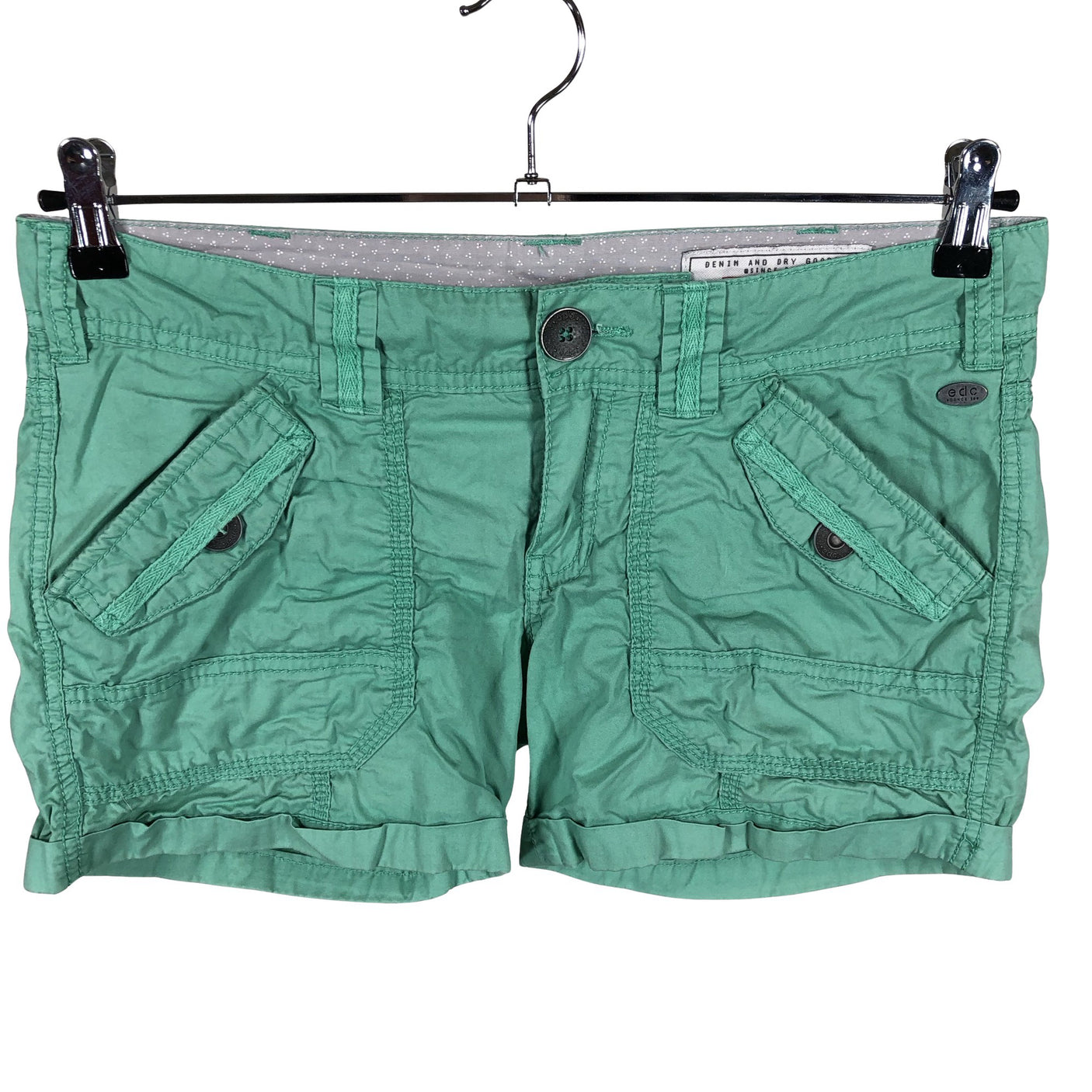 Naisten EDC by Esprit - Shortsit, koko 36 - Vihreä (1)