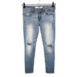 Naisten Abercrombie&Fitch - Farkut, koko W28 - Vaaleansininen ()