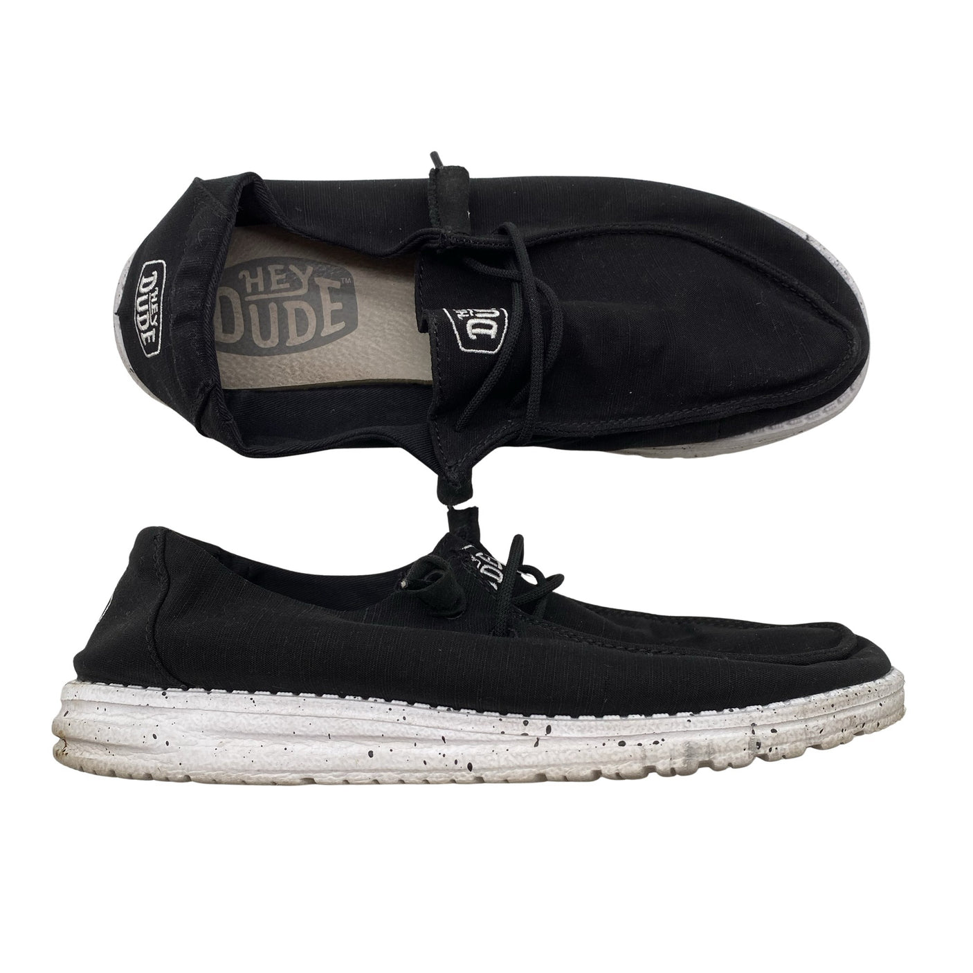 Naisten Hey Dude - Loaferit, koko 39 - Musta (1)