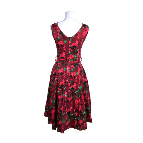 Naisten Lady Vintage - Kangasmekko, koko 38 - Punainen (2)