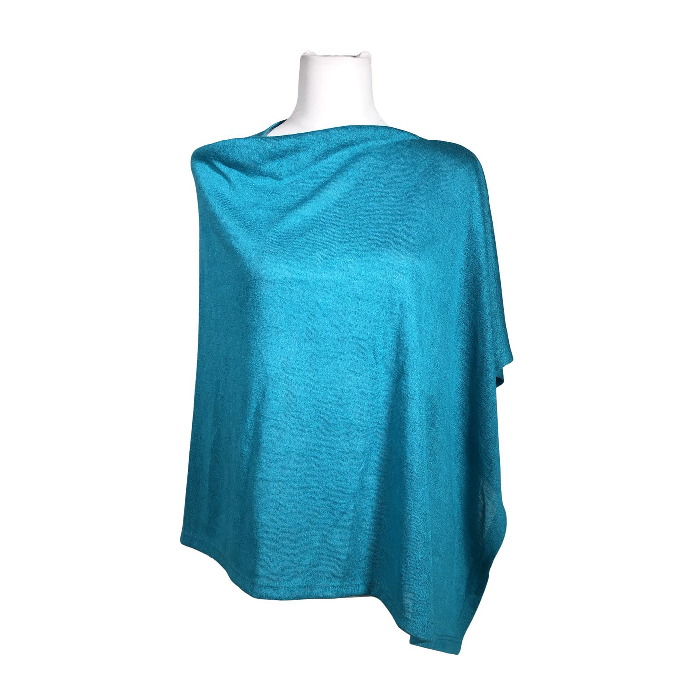 Naisten Mingel - Poncho, koko 38 - Turkoosi (1)