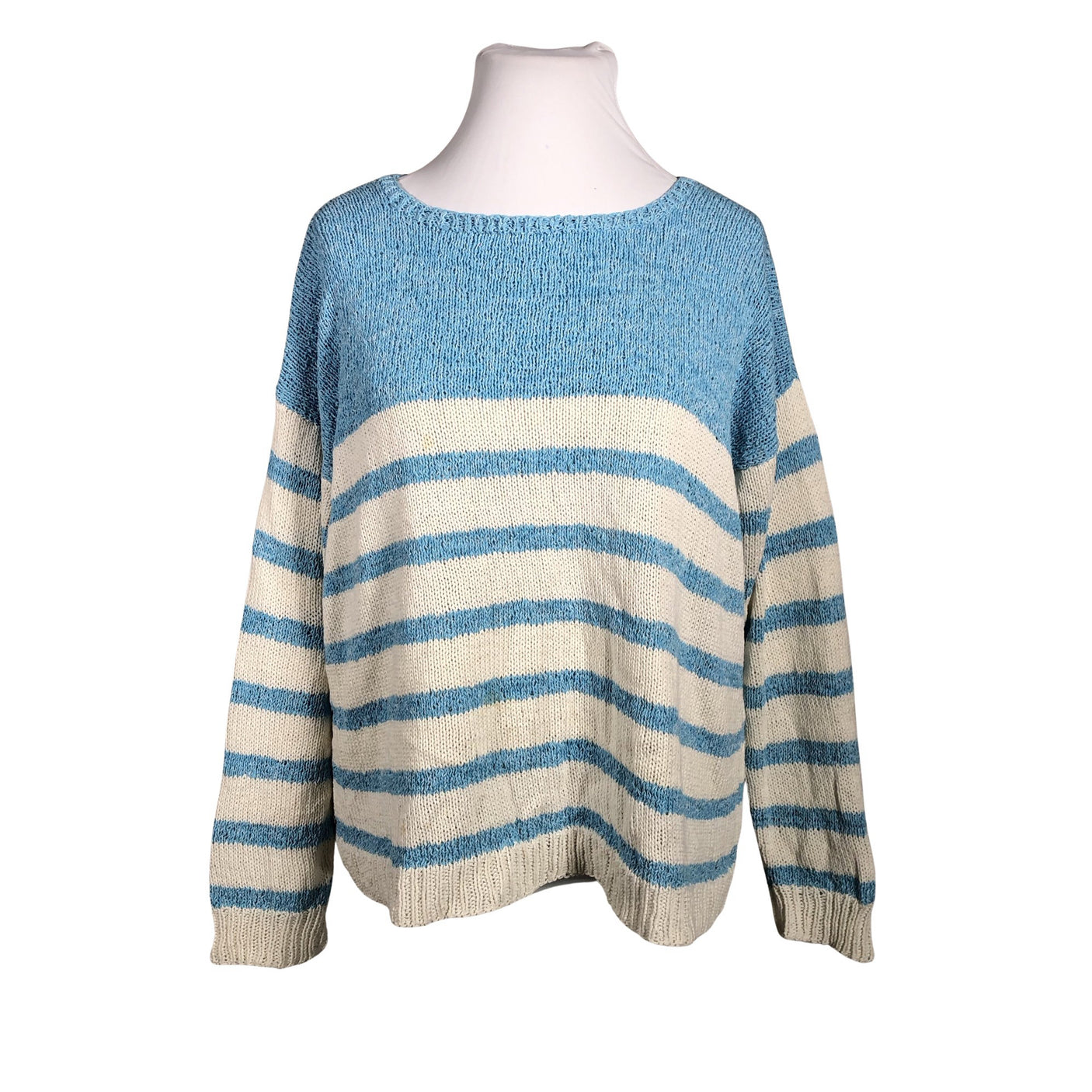 Naisten Handmade - Neulepaita, koko 46 - Sininen (1)