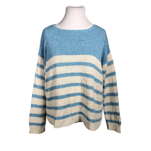 Naisten Handmade - Neulepaita, koko 46 - Sininen (1)