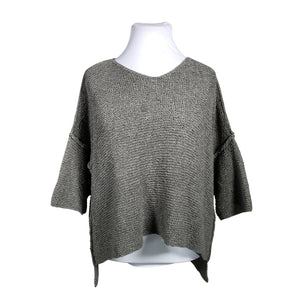 Naisten Handmade - Neulepaita, koko 46 - Harmaa (1)