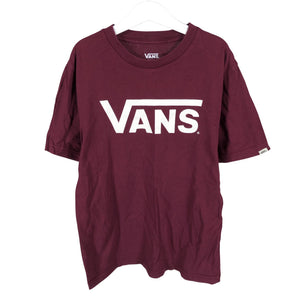 Unisex Vans - T-paita, koko 140 - 146 - Viininpunainen (1)