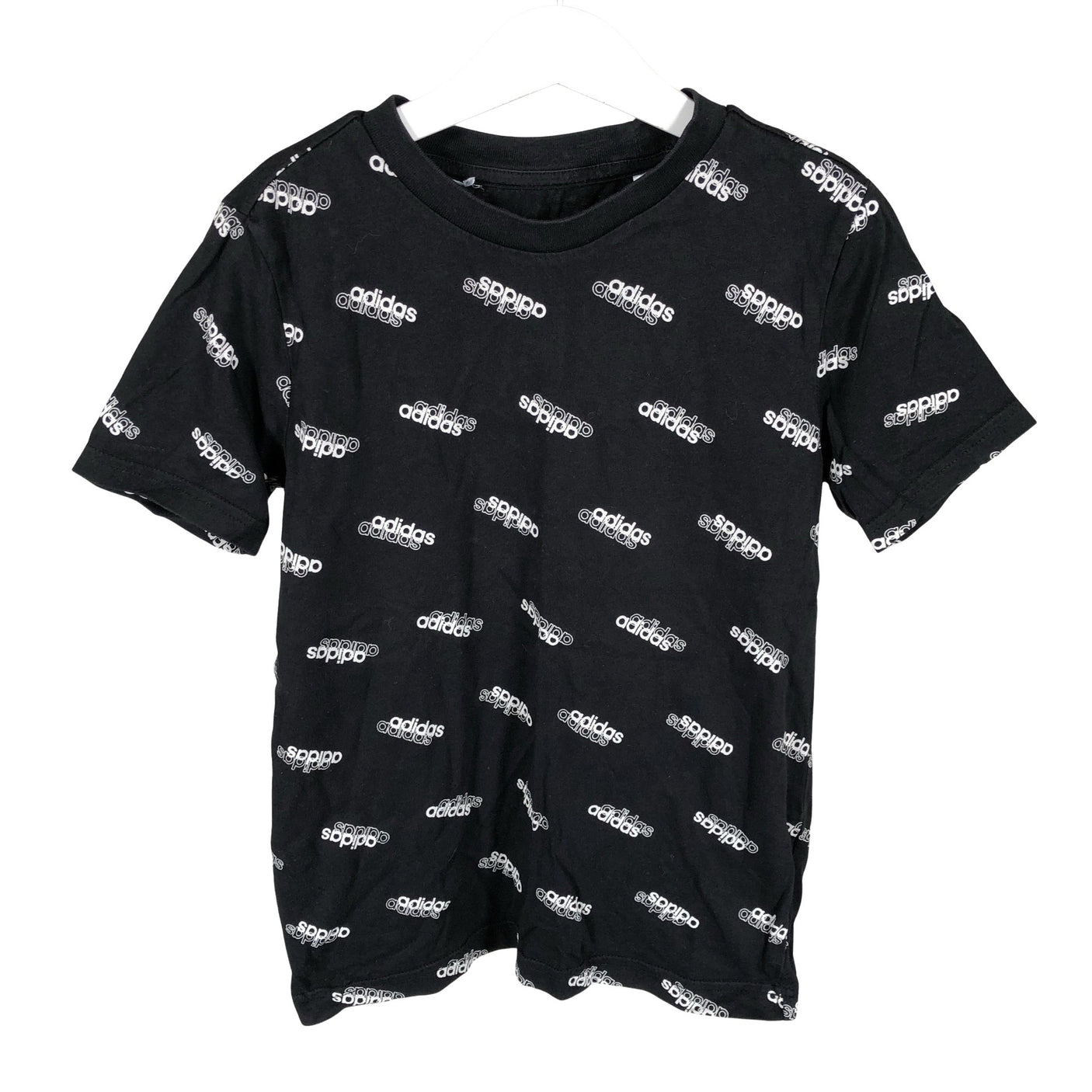 Unisex Adidas - T-paita, koko 134 - 140 - Musta (1)