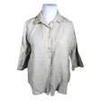 Naisten Puro Lino - Pusero, koko 46 - Beige ()