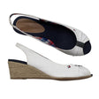 Naisten Tommy Hilfiger - Kiilakorkosandaalit, koko 38 - Valkoinen ()