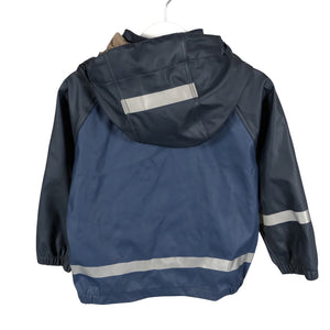 Unisex Zig Zag - Sadetakki, koko 92 - 98 - Sininen (2)
