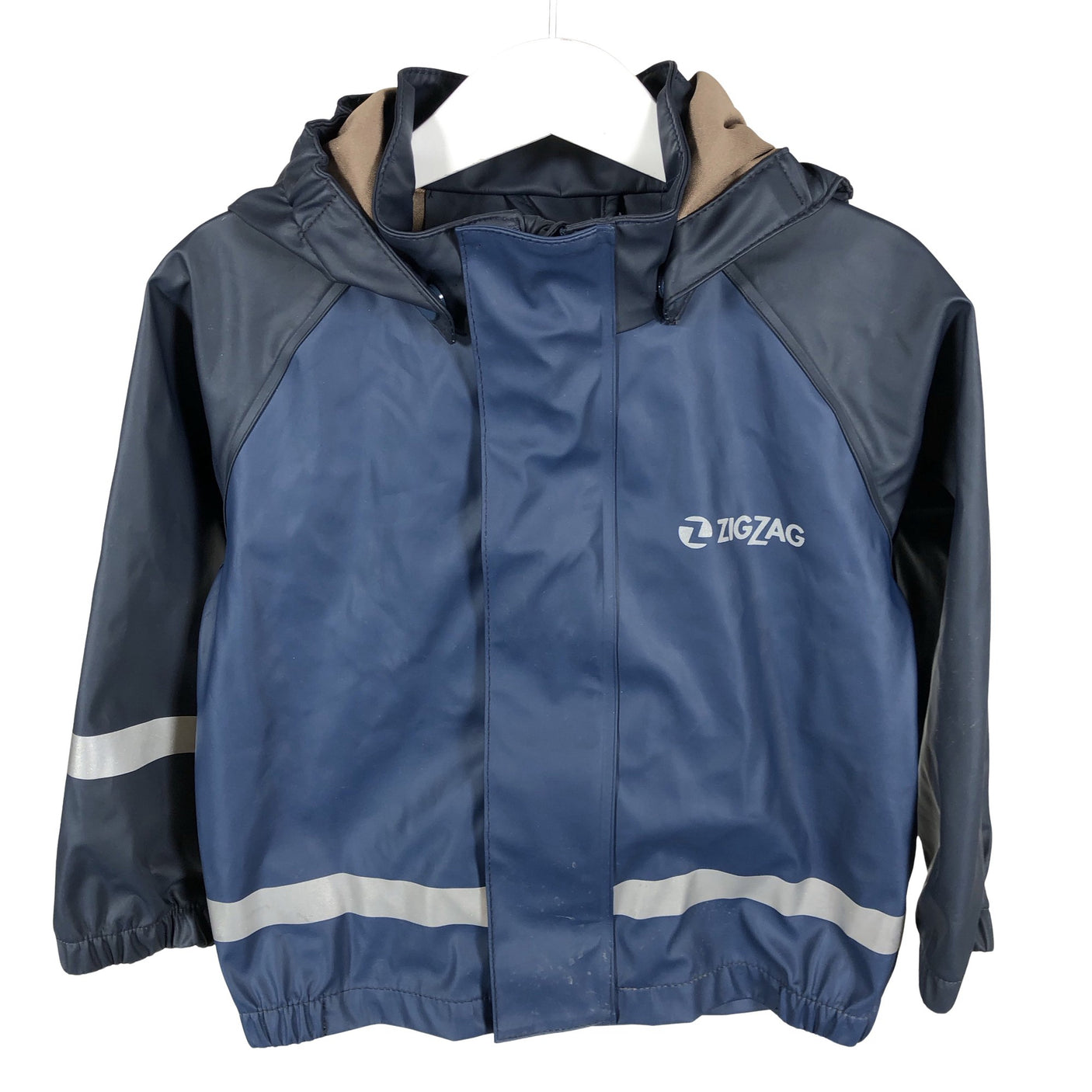 Unisex Zig Zag - Sadetakki, koko 92 - 98 - Sininen (1)