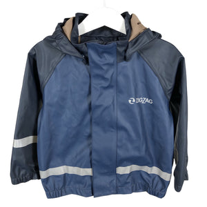 Unisex Zig Zag - Sadetakki, koko 92 - 98 - Sininen (1)