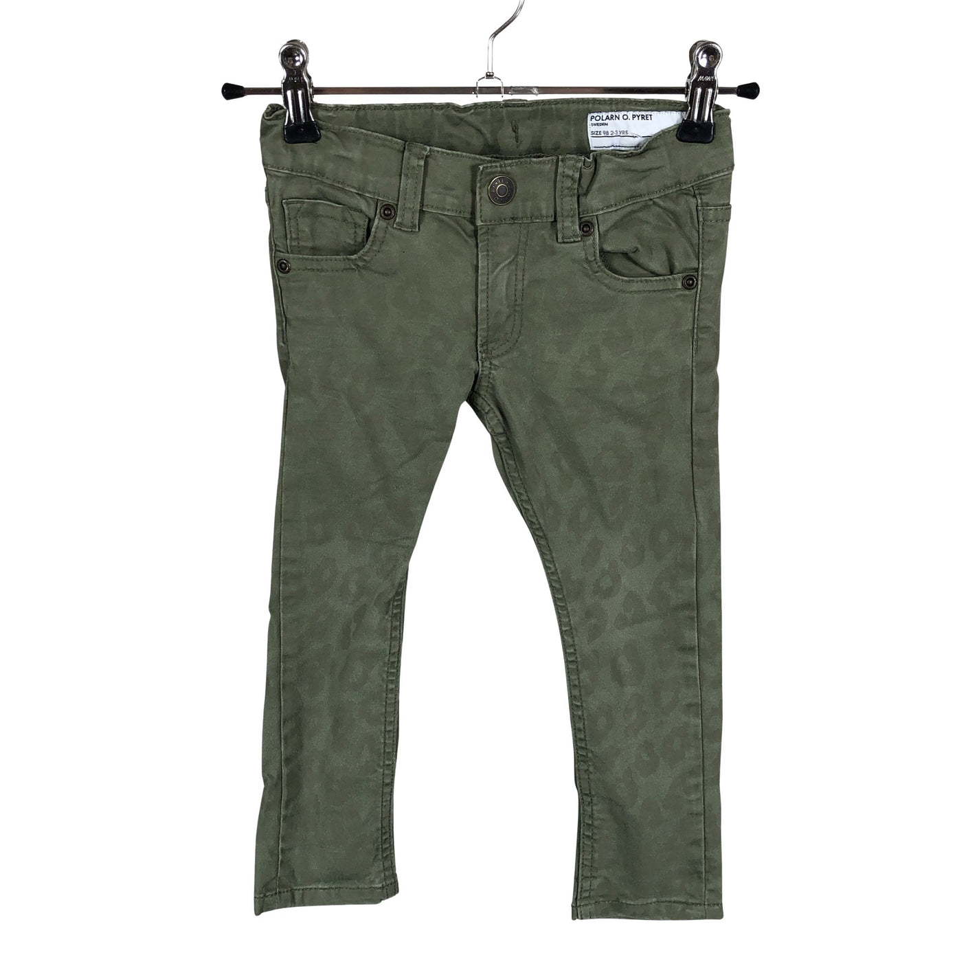 Unisex Polarn O. Pyret - Farkut, koko 92 - 98 - Vihreä (1)