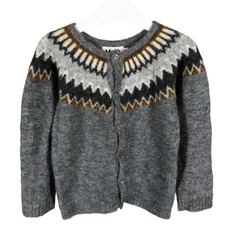 Unisex Molo Kids - Neuletakki, koko 98 - 104 - Harmaa ()