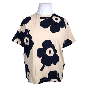 Naisten Marimekko - T-paita, koko 42 - Beige (1)