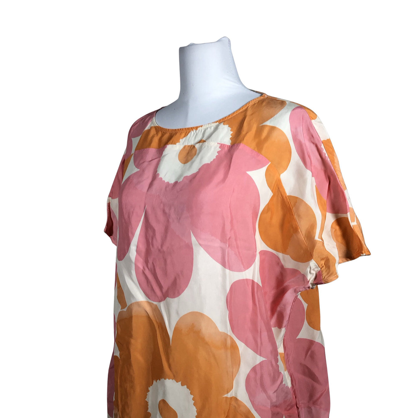Naisten Marimekko - Sifonkimekko, koko 40 - Luonnonvalkoinen (2)