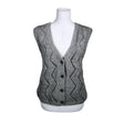 Naisten Handmade - Neuleliivi, koko 38 - Harmaa ()