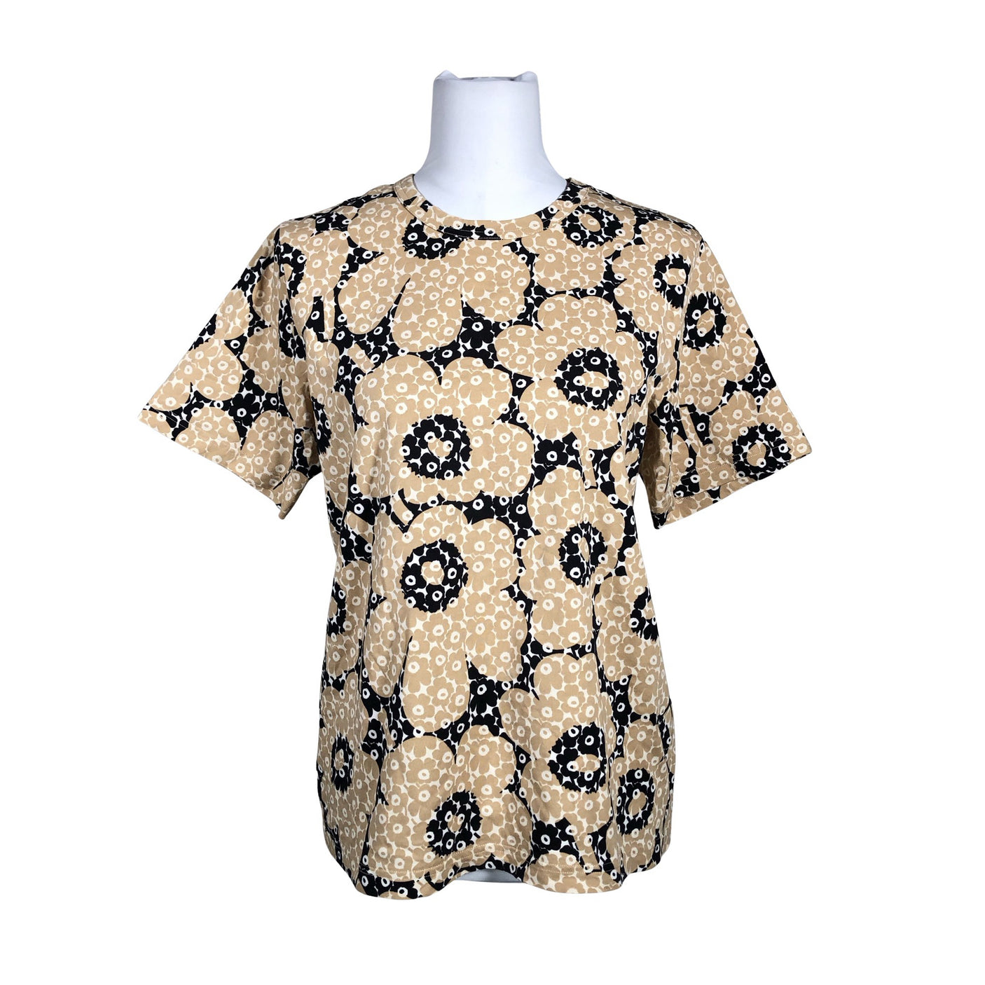 Naisten Marimekko - T-paita, koko 40 - Beige (1)