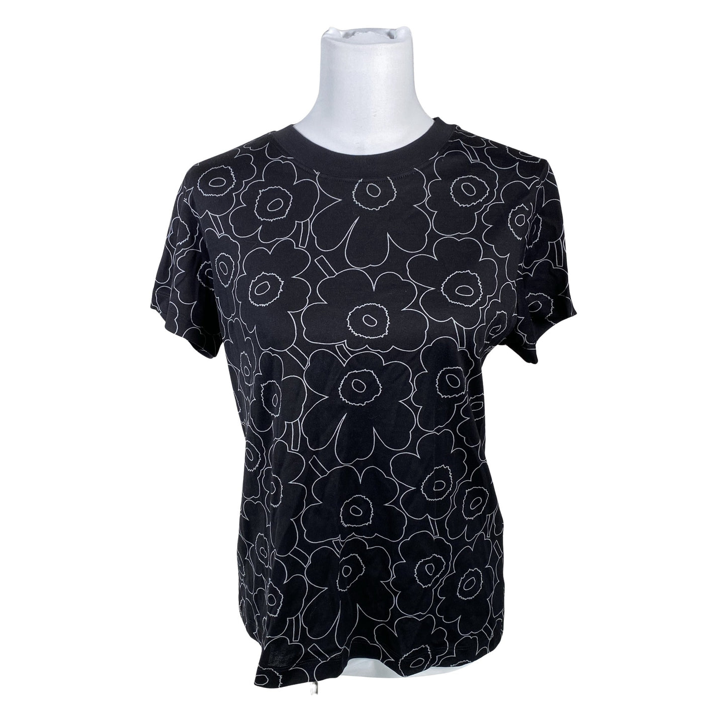 Naisten Marimekko - T-paita, koko 38 - Musta (1)