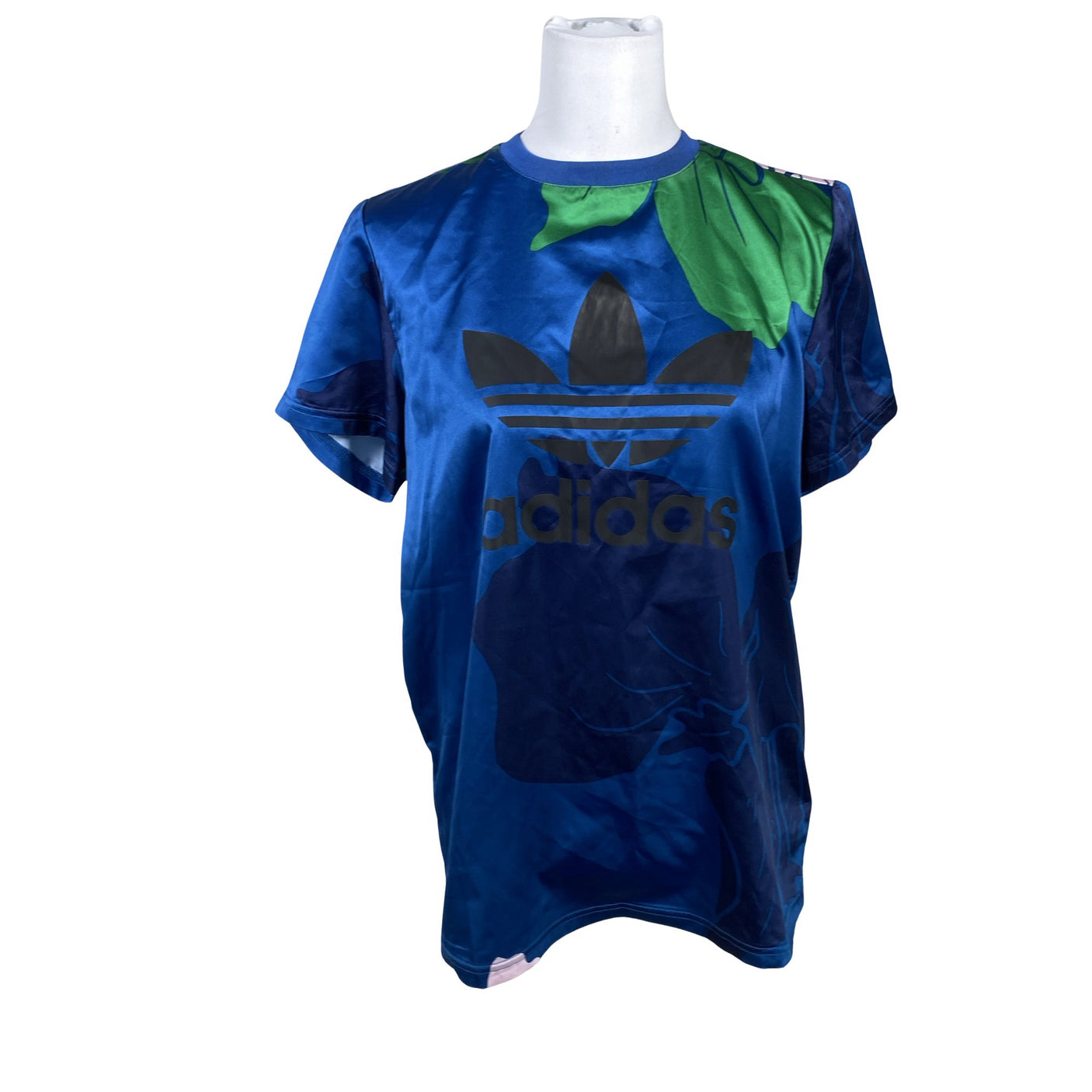 Naisten Adidas - T-paita, koko 36 - Sininen (1)