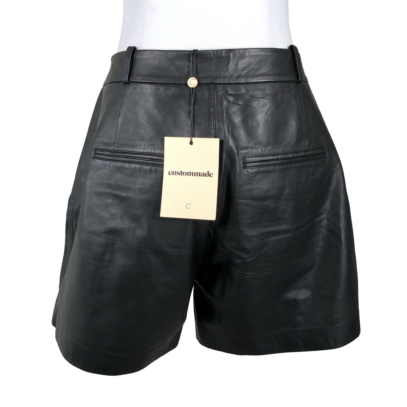 Naisten Custommade - Shortsit, koko 40 - Musta (2)
