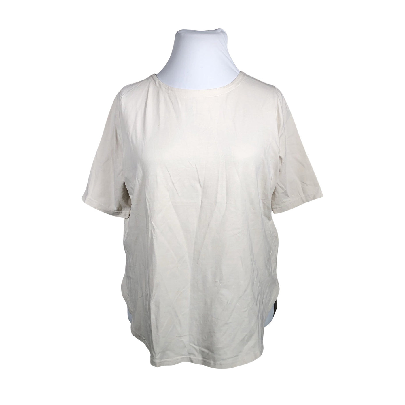 Naisten NOSH - T-paita, koko 46 - Beige (1)