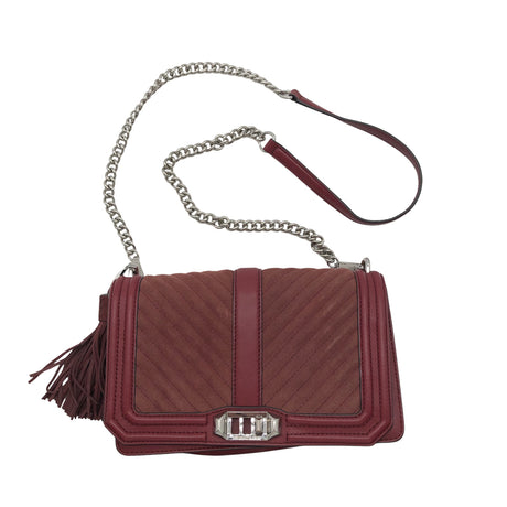 Naisten Rebecca Minkoff - Olkalaukku, koko Mini - Viininpunainen ()