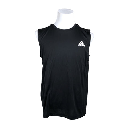 Miesten Adidas - Hihaton urheilupaita, koko L - Musta ()
