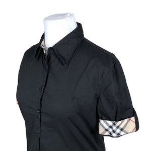 Naisten Burberry - Kauluspaita, koko 44 - Musta (3)