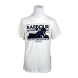 Miesten Barbour - T-paita, koko M - Valkoinen ()