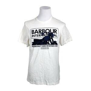 Miesten Barbour - T-paita, koko M - Valkoinen (1)