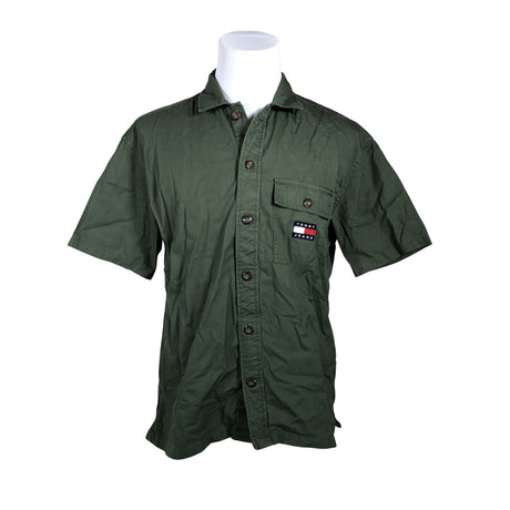 Miesten Tommy Jeans (Tommy Hilfiger) - Kauluspaita, koko M - Vihreä ()