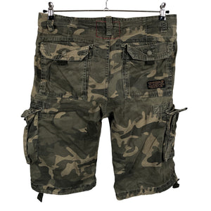 Miesten Alpha Industries - Shortsit, koko W32 - Vihreä (2)