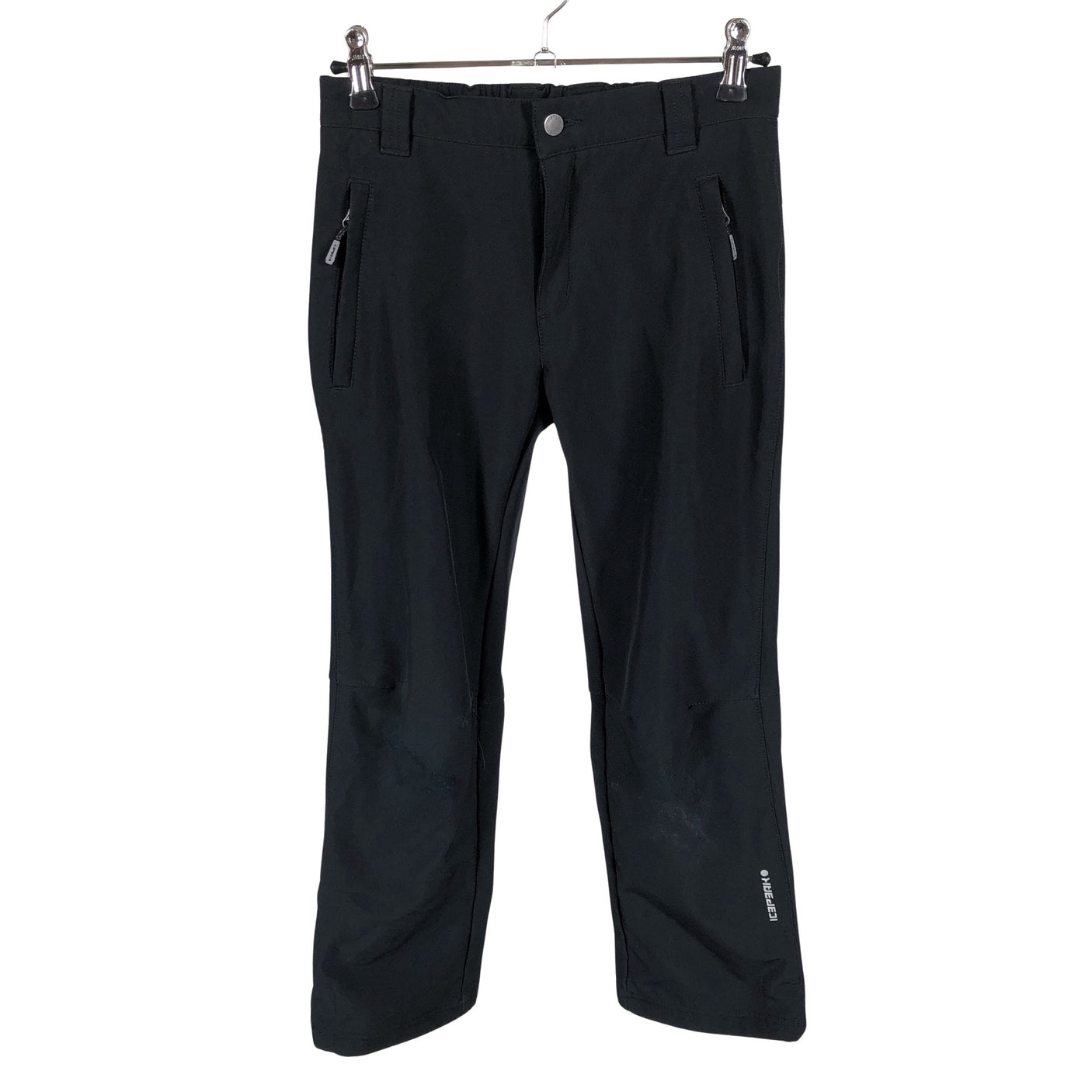 Unisex Icepeak - Softshell-housut, koko 134 - 140 - Musta (1)