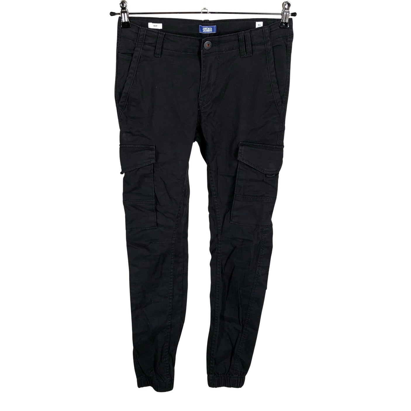 Poikien Jack & Jones - Cargohousut, koko 158 - 164 - Musta (1)