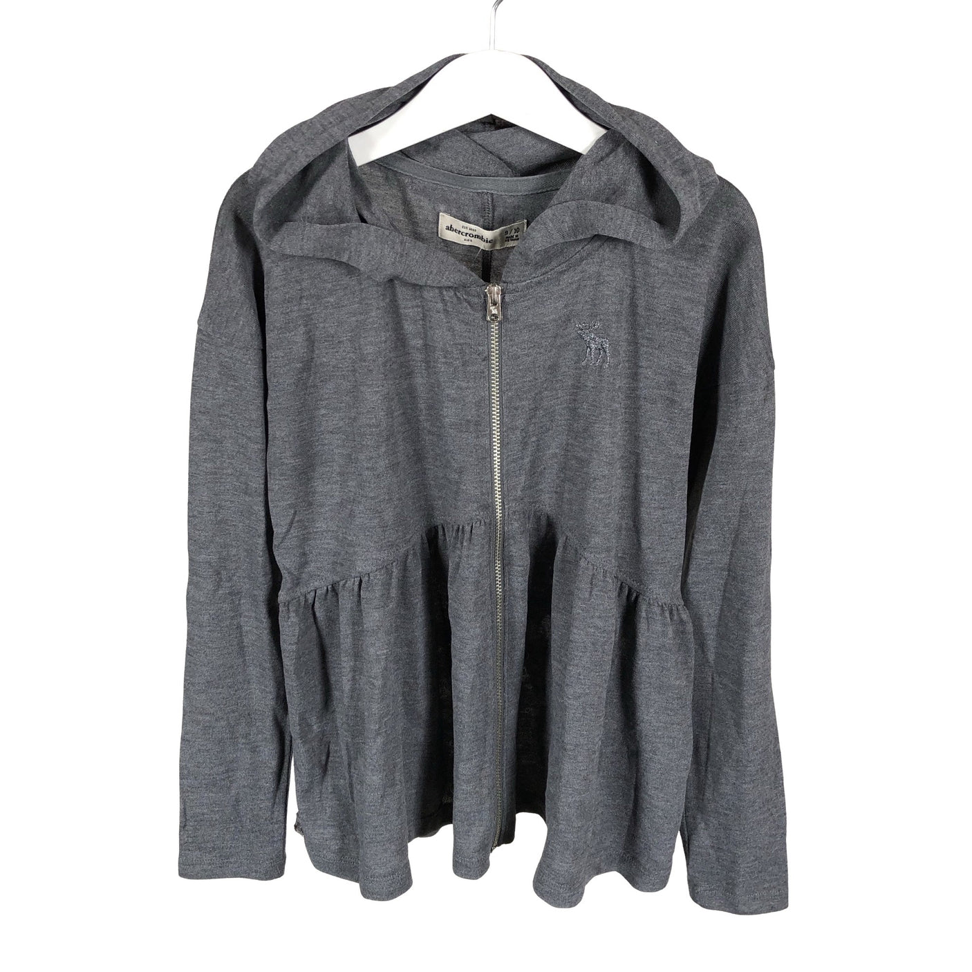 Tyttöjen Abercrombie&Fitch - Huppari, koko 134 - 140 - Harmaa (1)