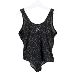 Tyttöjen Calvin Klein - Uimapuku, koko 152 - 158 - Vihreä (1)