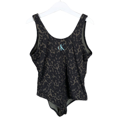 Tyttöjen Calvin Klein - Uimapuku, koko 152 - 158 - Vihreä ()