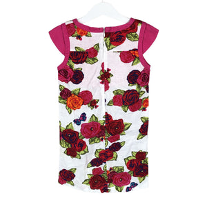 Tyttöjen Kenzo Kids - Kangasmekko, koko 110 - 116 - Pinkki (2)