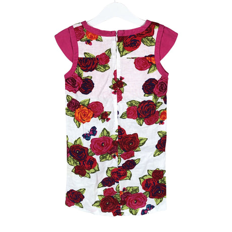 Tyttöjen Kenzo Kids - Kangasmekko, koko 110 - 116 - Pinkki (2)