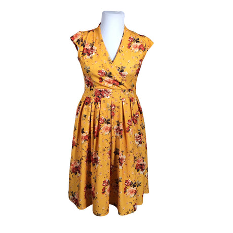 Naisten Lady Vintage - Kangasmekko, koko 44 - Oranssi ()