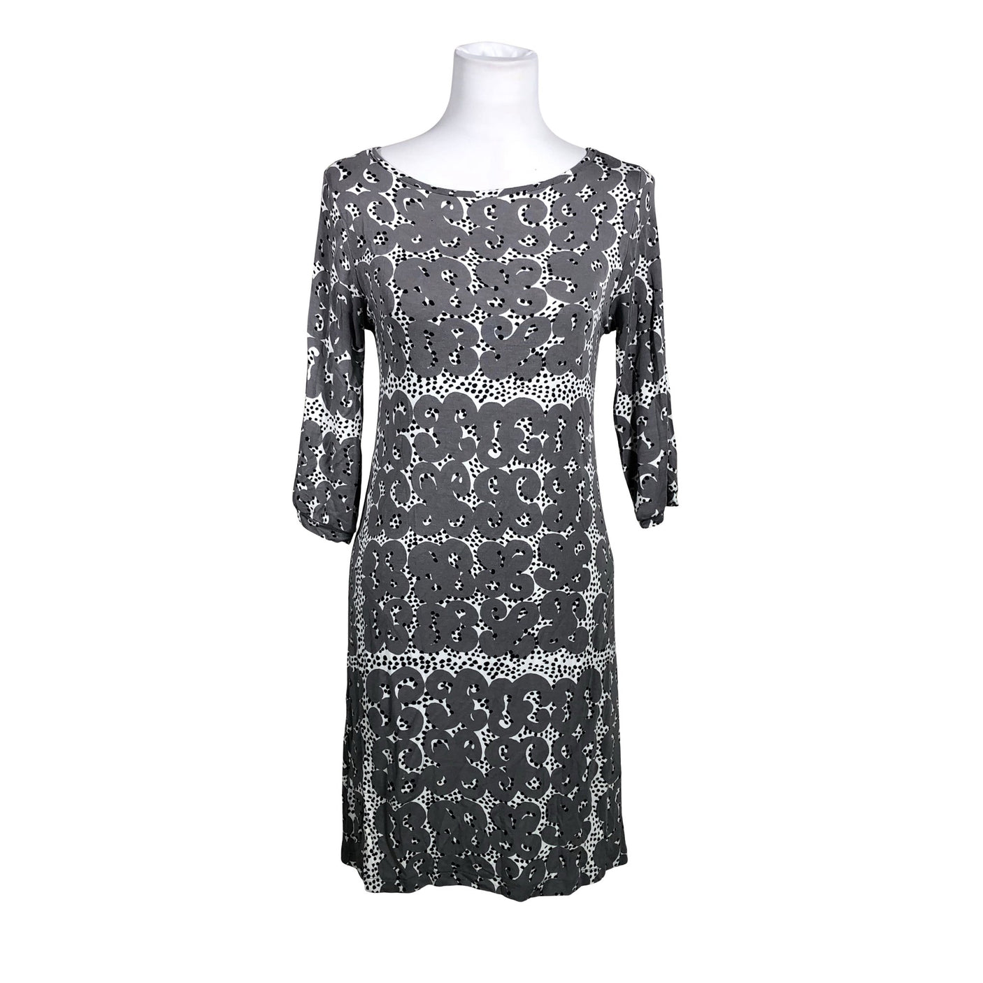 Naisten Marimekko - Trikoomekko, koko 36 - Harmaa (1)