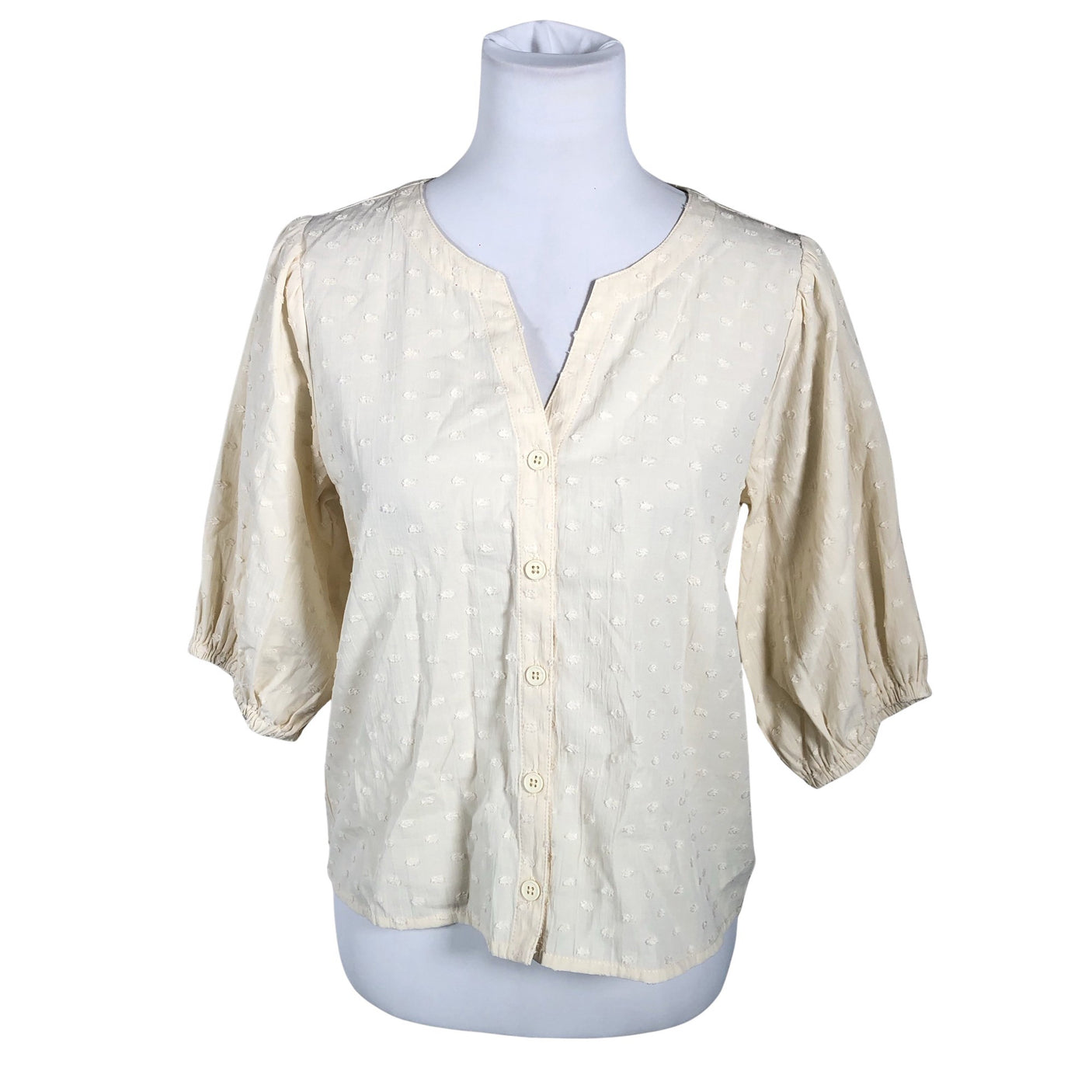 Naisten R-collection - Pusero, koko 36 - Beige (1)
