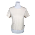 Naisten R-collection - T-paita, koko 36 - Beige ()