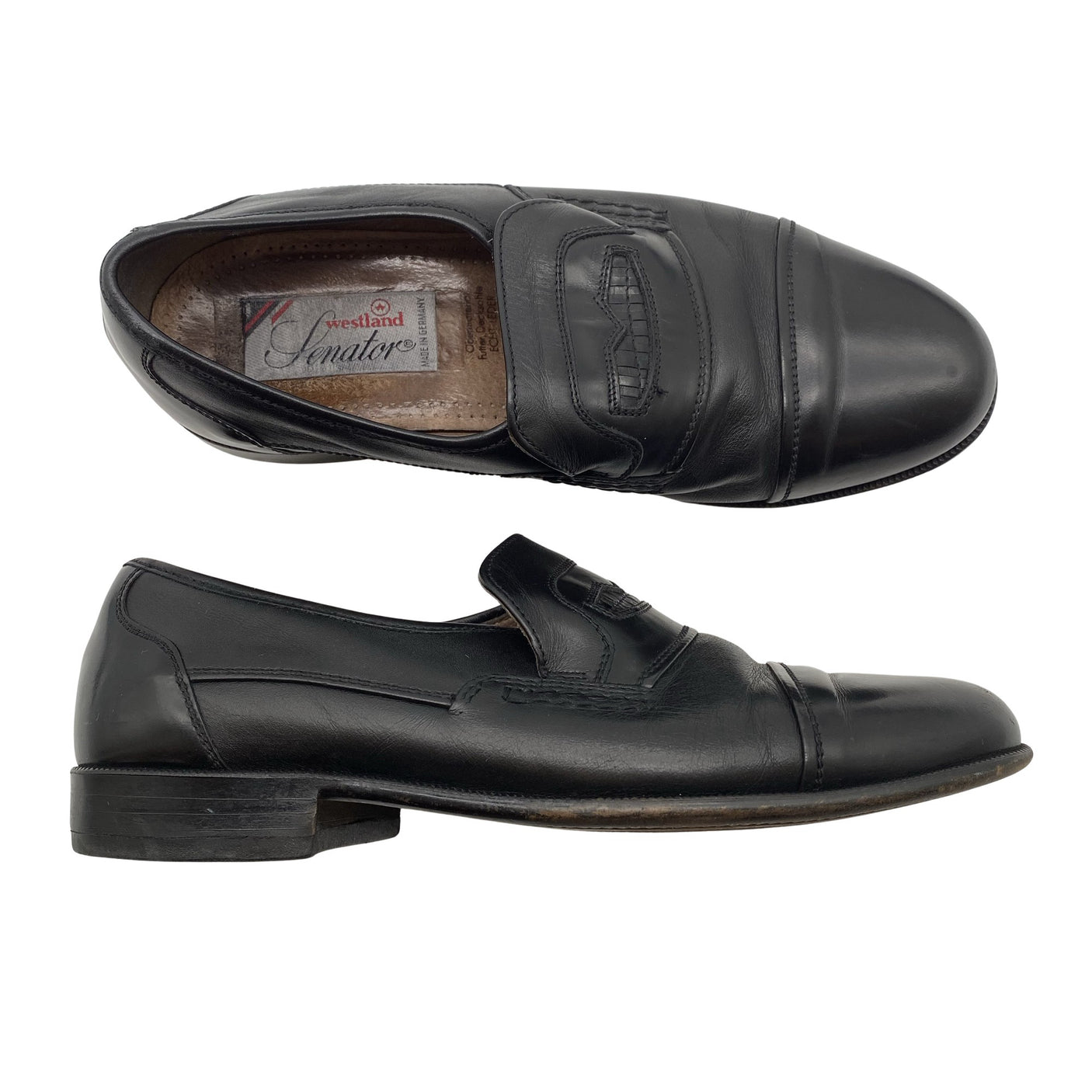 Miesten Senator - Loaferit, koko 42 - Musta (1)