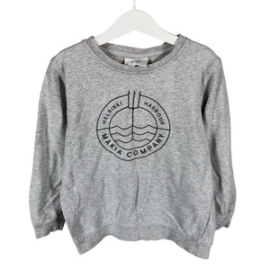Unisex Makia - Collegepaita, koko 122 - 128 - Harmaa (1)