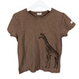 Unisex Newbie - T-paita, koko 122 - 128 - Ruskea ()