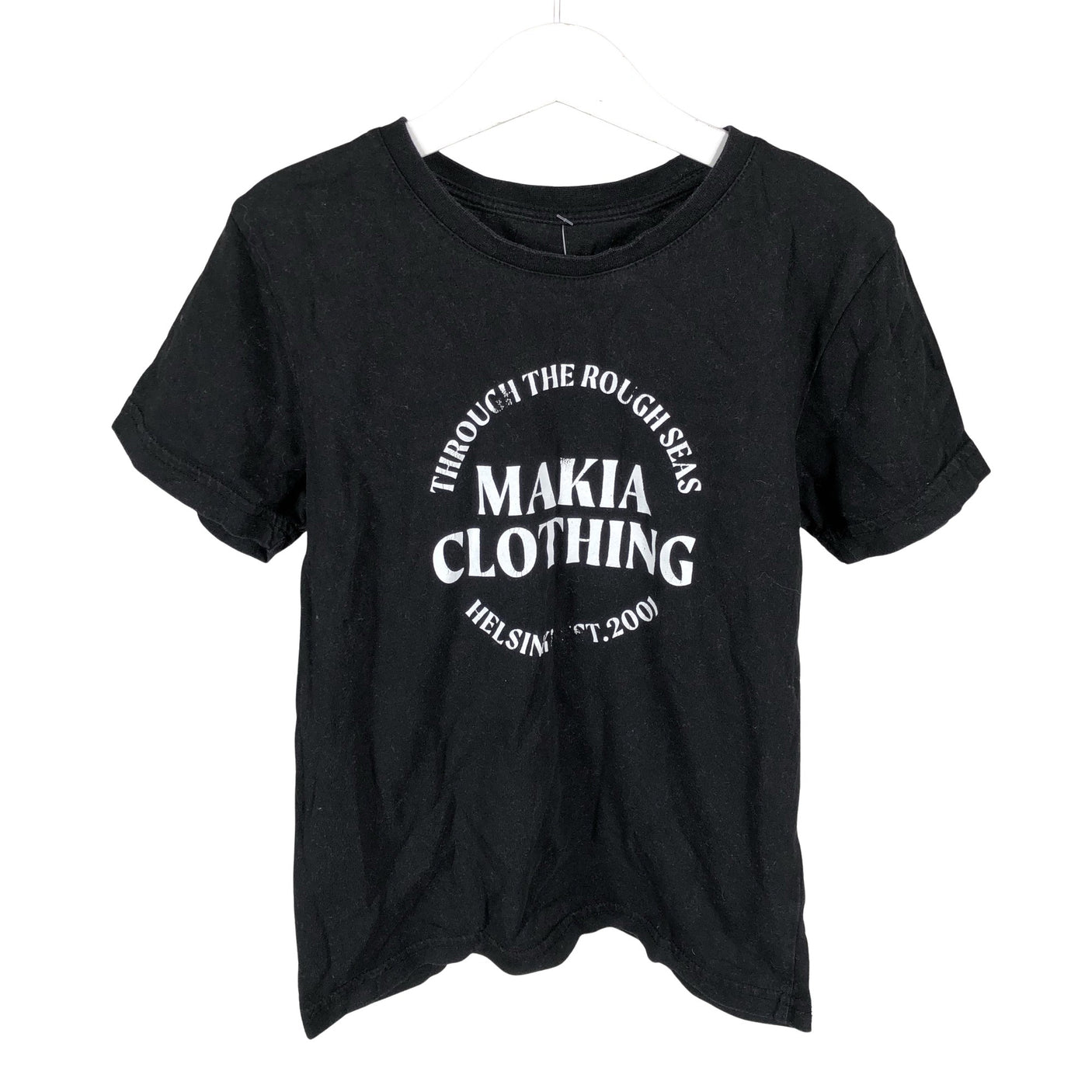 Unisex Makia - T-paita, koko 122 - 128 - Musta (1)