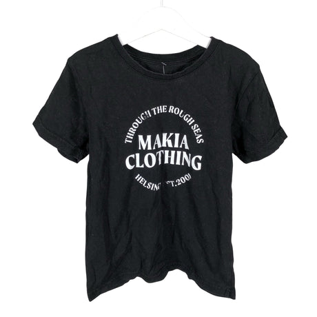 Unisex Makia - T-paita, koko 122 - 128 - Musta ()