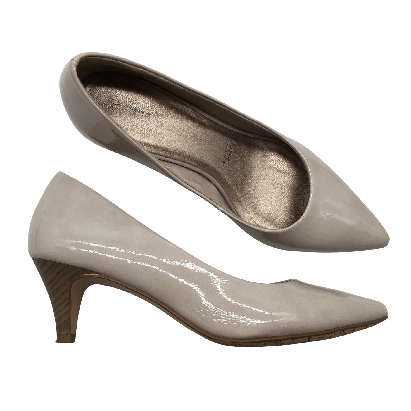 Naisten Tamaris - Korkokengät, koko 40 - Beige (1)
